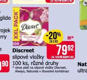 Teta Discreet slipové vložky nabídka