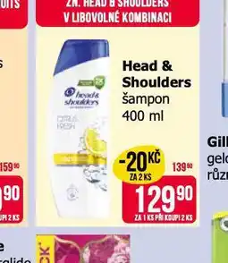 Teta Head&shoulders šampon nabídka