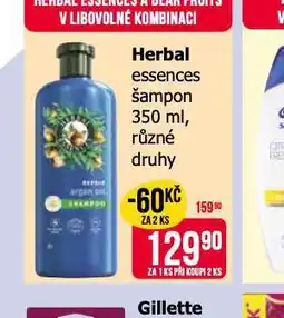 Teta Herbal essences šampon nabídka