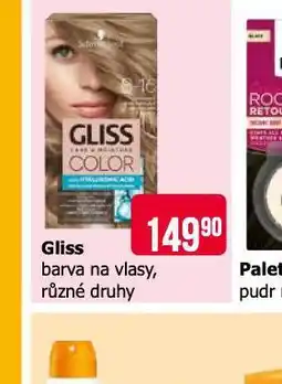 Teta Gliss barva na vlasy nabídka