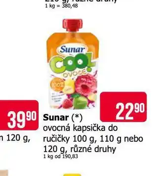 Teta Sunar ovocná kapsička do ručičky nabídka