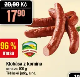 TEMPO Klobása z komína nabídka