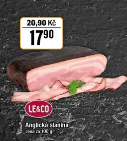 TEMPO Anglická slanina nabídka