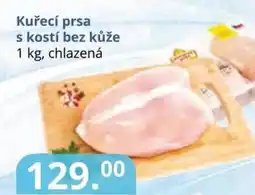 Kuřecí prsa s kostí bez kůže