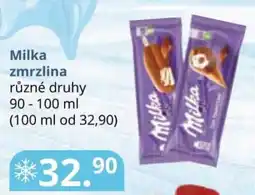 Potraviny CZ Milka zmrzlina nabídka