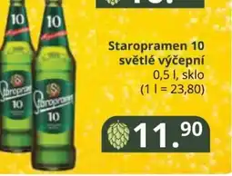 Staropramen 10 světlé výčepní 0.5L