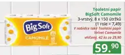 Potraviny CZ Toaletní papír BigSoft Camomile nabídka