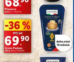 Lidl Grana padano nabídka