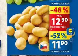 Lidl Brambory rané nabídka