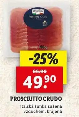 Lidl Prosciutto crudo nabídka