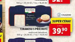 Lidl Tiramisu s příchutí nabídka