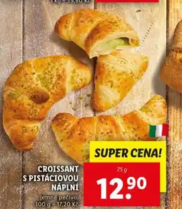 Lidl Croissant s pistáciovou náplní nabídka