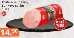 Potraviny CZ Kostelecké uzeniny Šunkový salám nabídka