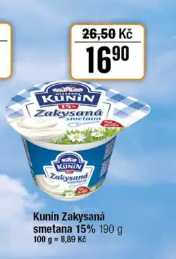 TEMPO Kunín Zakysaná smetana 15% nabídka