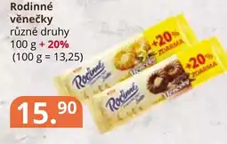 Potraviny CZ Rodinné věnečky nabídka