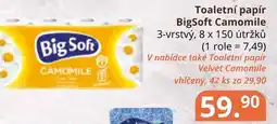 Potraviny CZ Toaletní papír BigSoft Camomile nabídka