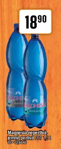 TEMPO Magnesia neperlivá, jemně perlivá nabídka