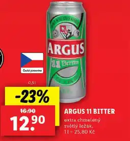 Lidl ARGUS 11 BITTER 0.5L nabídka