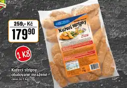 TEMPO Kuřecí stripsy obalované mražené nabídka