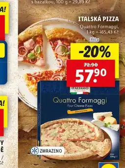 Lidl Italská pizza nabídka