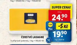 Lidl Čerstvé lasagne nabídka