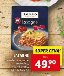 Lidl Lasagne nabídka