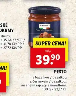 Lidl Pesto nabídka