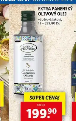 Lidl Extra panenský olivový olej nabídka