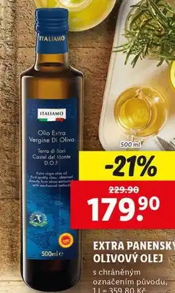 Lidl Extra panenský olivový olej nabídka