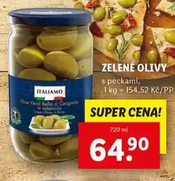 Lidl Zelené olivy nabídka