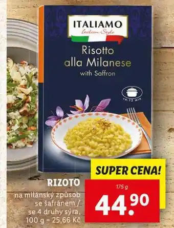 Lidl Rizoto nabídka