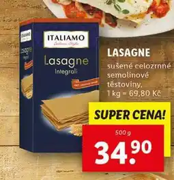 Lidl Lasagne nabídka