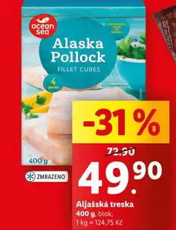 Lidl Aljašská treska nabídka