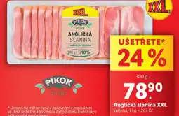 Lidl Anglická slanina nabídka