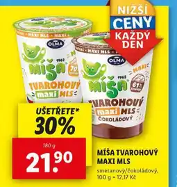 Lidl Míša tvarohový mls nabídka
