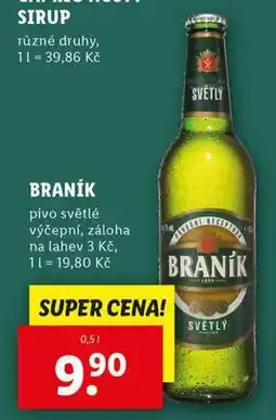 Lidl Pivo braník nabídka