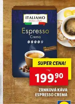 Lidl Zrnková káva nabídka