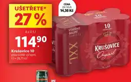 Lidl Pivo krušovice nabídka