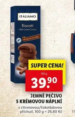 Lidl Jemné pečivo s krémovou náplní nabídka