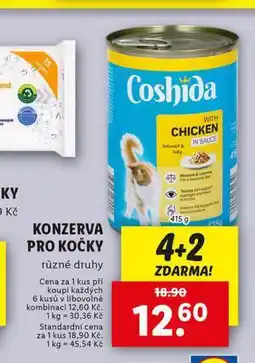Lidl Konzerva pro kočky nabídka