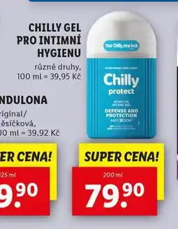 Lidl Chilly gel pro intimní hygienu nabídka