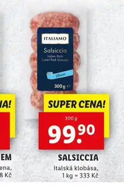 Lidl Salsiccia nabídka