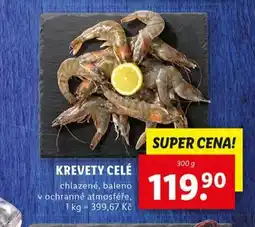 Lidl Krevety celé nabídka