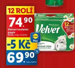 Lidl Velvet toaletní papír nabídka
