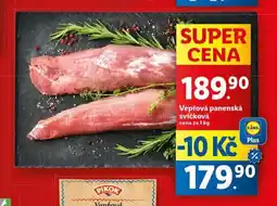 Lidl Vepřová panenská svíčková nabídka