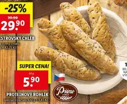 Lidl Proteinový rohlík nabídka