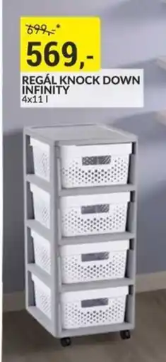 Baumax REGÁL KNOCK DOWN INFINITY nabídka