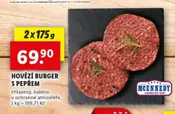 Lidl HOVĚZÍ BURGER S PEPŘEM nabídka