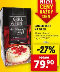 Lidl CAMEMBERT NA GRILL nabídka