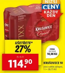 Lidl KRUŠOVICE 10 nabídka